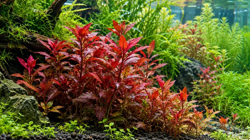 Rode aquariumplanten kiezen: welke soorten en wat ze nodig hebben